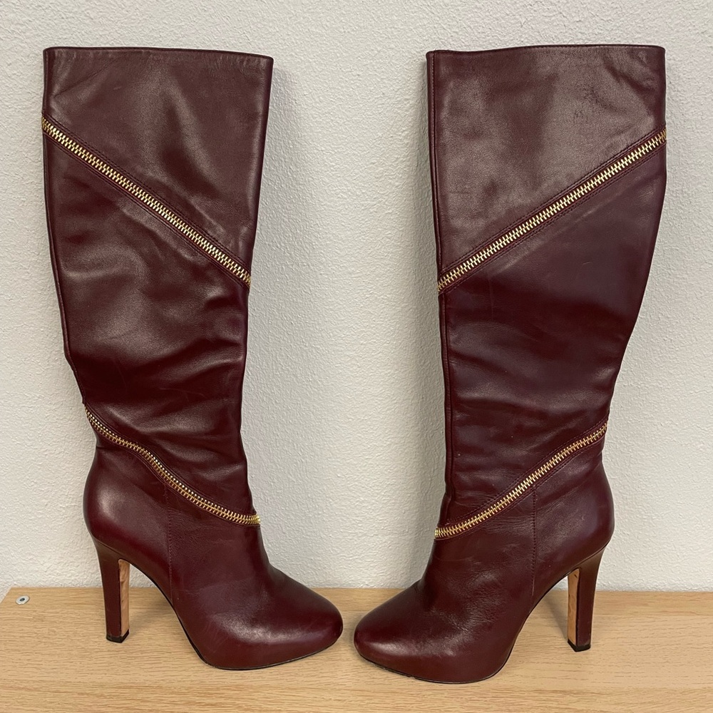 Diane Von Furstenberg tall leather boots
